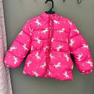 Hot pink unicorn coat! 4T